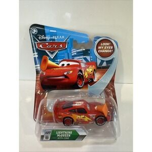 Disney Cars Lightning McQueen w/ Cone #127 Look My Eyes Change! 1:55